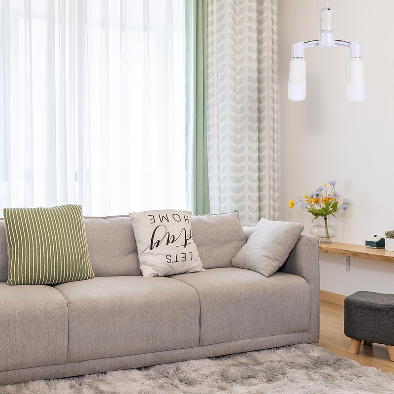 TEHAUX Light Socket Splitter, E27 Convert Lamp Head, Led Lightbulb