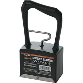 TRUSCO Hand Magnet, Suction Power, 29.4N, 87X51X170 THM-3000A