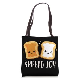 Spread Joy Peanut Butter And Marshmallow Cute Fluffernutter Tote Bag