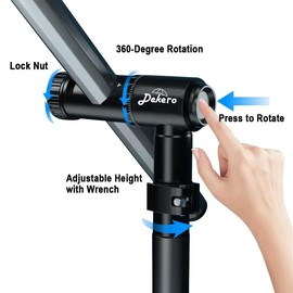 Dekero 8ft large Beach Patio Umbrella with Sand Anchor, Heavy Duty Wind UV Protection with Tilt & Sun Shade, Portable for Beach, Patio, Travel, Sport, Boat, Outdoor or Garden