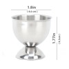 4PCS Egg Cup Set 40ml Stainless Steel High Temperature Resistant