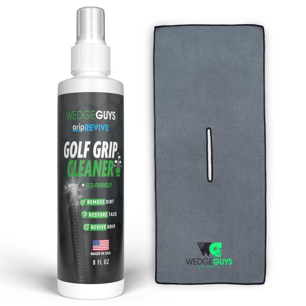 Wedge Guys Golf Grip Cleaner - GripRevive - Restore &