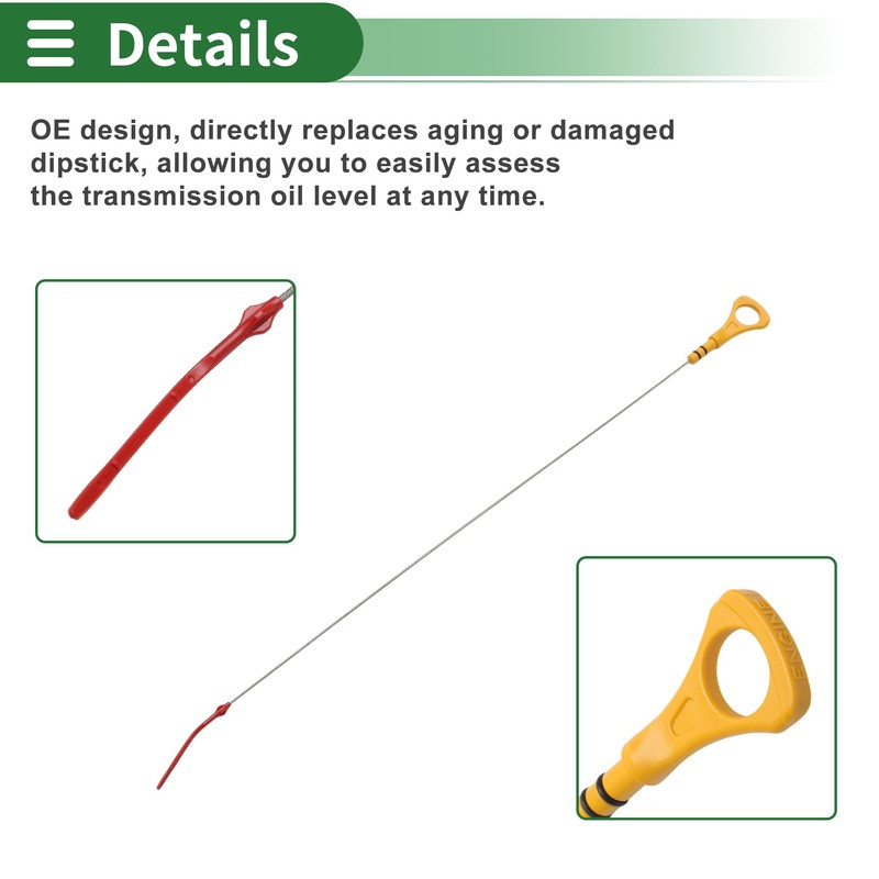 X AUTOHAUX Oil Dipstick Oil Level Dip Stick No.266112F700 for