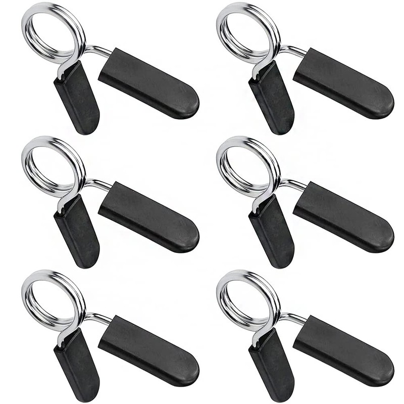 Tiardey 6 Pack Spring Collar Clips 30 mm Dumbbell Barbell