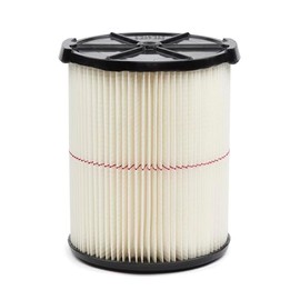 Craftsman - CMXZVBE38754 - Filtro de repuesto para aspiradora húmeda/seca de uso general con rayas rojas para aspiradoras de 5 a 20 galon...