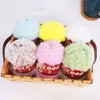 Uposao 2 Skeins Chunky Fluffy Faux Fur Yarn Skein Imitation