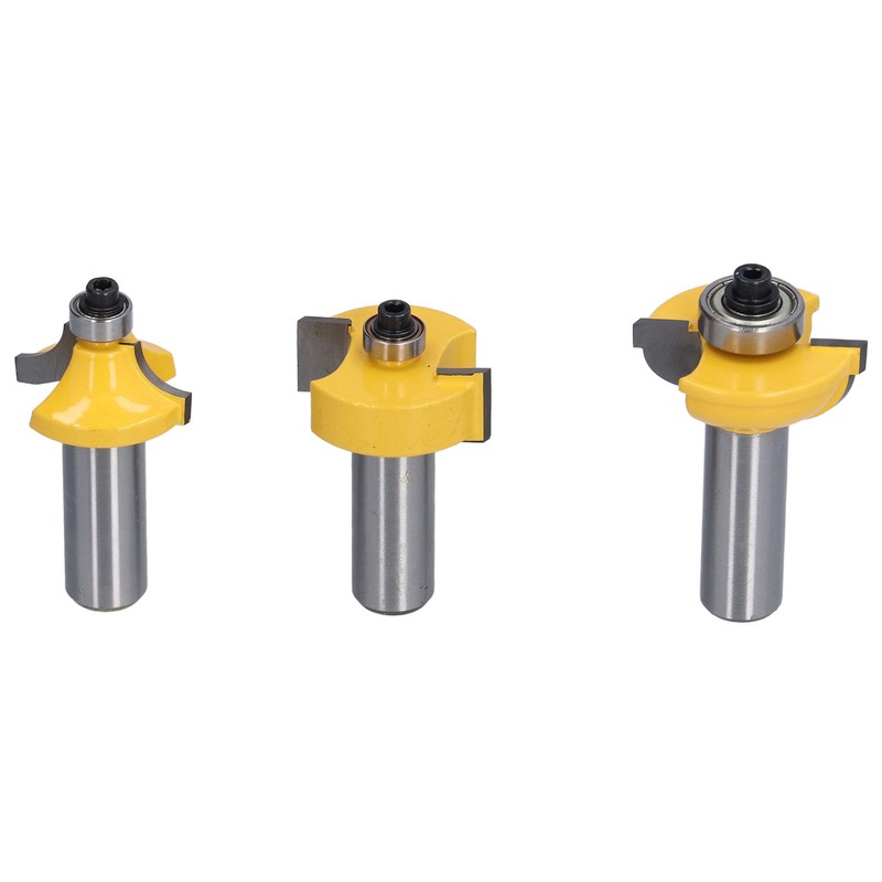 3Pcs Shaker Door Router Bit Set Premium Blade Durable Rustproof