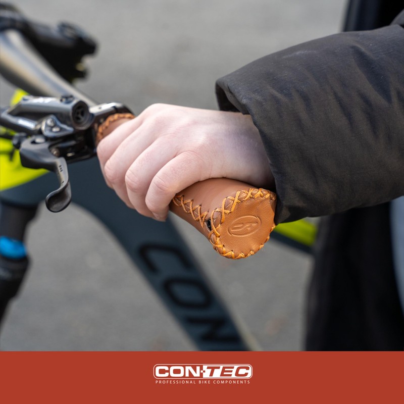 CONTEC Tour Exclusiv Pro Handlebar Grip Weatherproof Faux Leather Wing