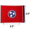 Tennessee Flag Embroidered Patch – 3.5” x 2.5” Iron-On/Sew-On Patch