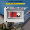 VOU 600V Solar DC PV Combiner Box for Solar Panel,1