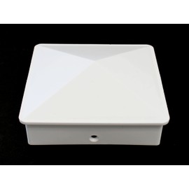 Plastic Pyramid 4x4 True(100 mm) Fence Post (1, White)