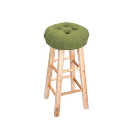 Lominc 12.5" Round Bar Stool Cushion, Thick Padded for 11"-12.5" Wooden/Meatl Stools,Help Relieve Pressure, with 4 Ties