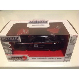 2002 Nissan Skyline GT-R R34 JDM Tuners Black 1:32 Jada Toys 99136