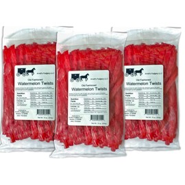 Amish Licorice Twists - Three 16 Oz Pkgs (Watermelon)