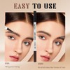 Waterproof Eyebrow Pencil Set, 2-in-1 4-Fork-Tip Microblading Brow Pen +