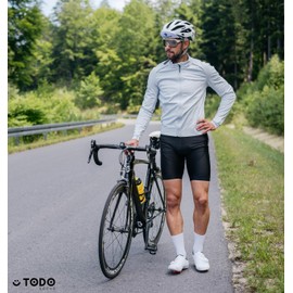 TODO Cycling Socks Men. Breathable Bike Socks. Funny Cycling Socks Mens, Biking Socks (Cycling My Therapy, 43-46)