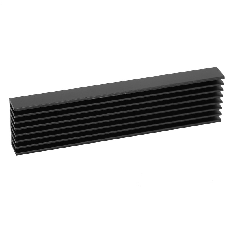 5Pcs Heat Sink Black Aluminum Radiators for CPU Amplifiers Modules