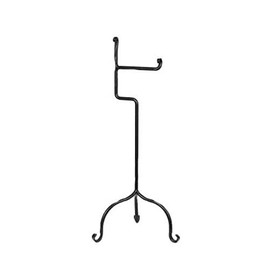 Home collection by Raghu Standing Toilet Paper Holder, 8 by 23-Inch, Black