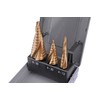GSR Professional Step Drill Bit Set 4-30 mm, 3-Piece HSS-G