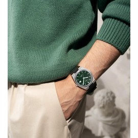 REBANDACE Strap for Tissot PRX Watch Series, Soft Fluororubber Strap for Tissot PRX Powermatic 80.12mm Men Women Replacement Strap for Tissot PRX Series 40mm, Fluoride rubber, No token