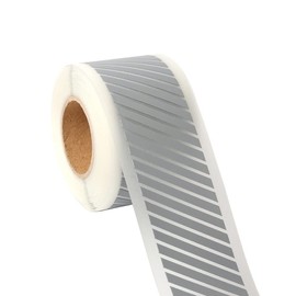 NOZUONO High Visibility Iron On Silver Reflective Heat Transfer Vinyl Tape for Clothing Stripe (1.5 Inch x 10 Yard)