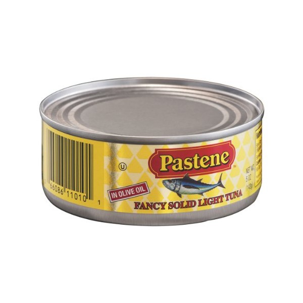 Pastene Fancy Solid Light Tuna 5-Ounce - Pack of 6