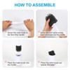 Vinsani Toilet Brush with Handle & Holder Set - Non-Slip