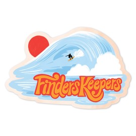 Die Cut Sticker Secret Surf Spot Collection, Surf Scene, Finders Keepers, Contour Vinyl Sticker 1 to 3 inches (Waterproof Decal for Cars, Water Bottles, Laptops, Coolers), Small