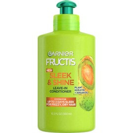 Garnier Fructis Sleek & Shine Intensely Smooth Leave-In Conditioning Cream, 10.2 Ounce