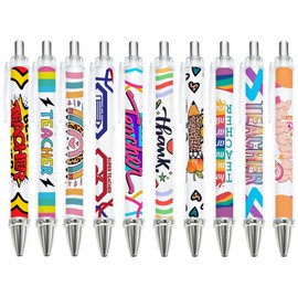 Amycute Teacher Appreciation Pens, Thank You Teacher Gifts, Ballpoint Pens for Teachers, End of Term Teaching Gift, Preschool Nursery Teacher Leaving Gifts