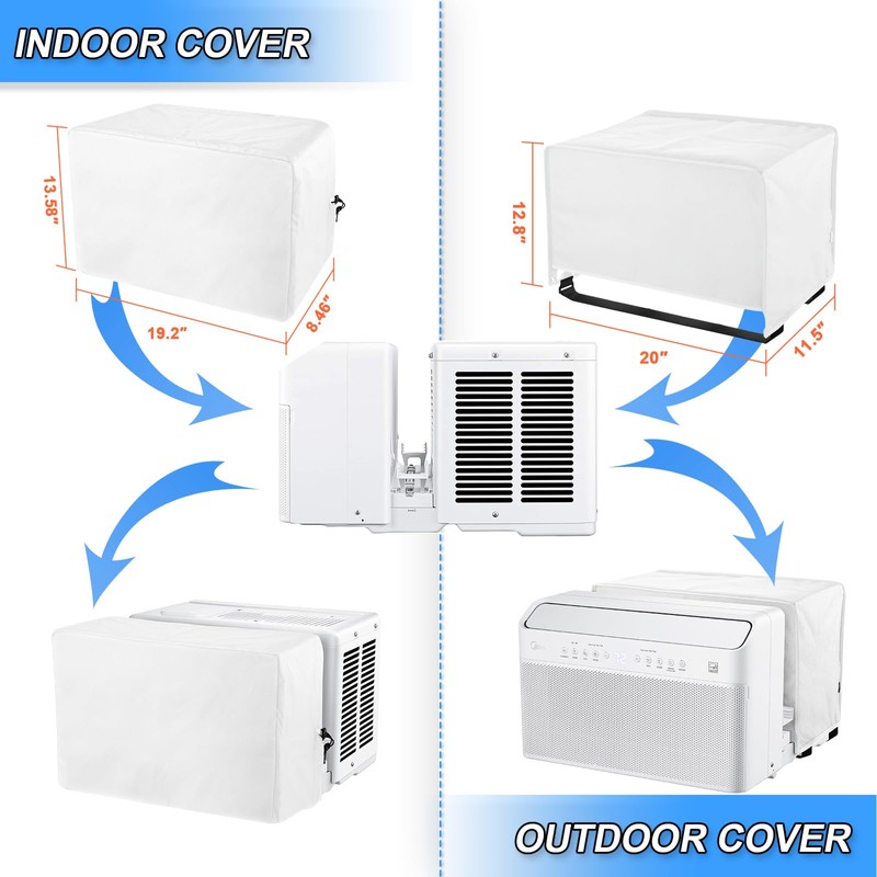 600D Outdoor Air Conditioner Covers and Indoor Air Conditioner Cover