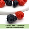 DHER Fruit Model Party Decoration Artificial Fruit Raspberry Pack of