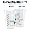 [Pack of 100] Disposable Measuring Cups for Mixing Epoxy Resin