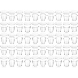 purasutikkupurinkappu Lid, 90ml/50 Pcs Tomiz/cuoca (富澤 Shops) Dessert Cup Pudding Cup