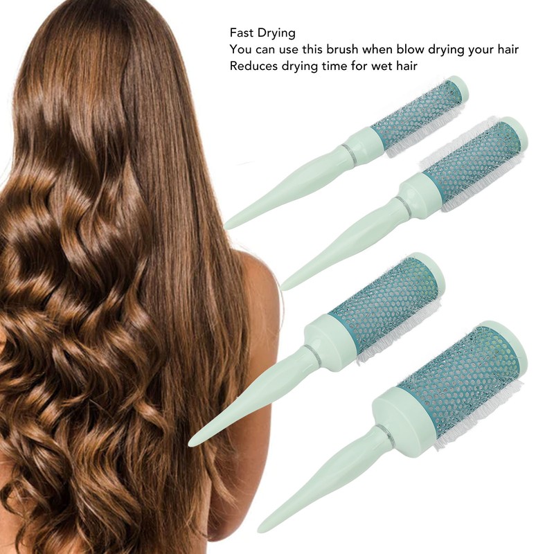 Round Brush Set Reduce Frizz Static Proof Massage Scalp Roll
