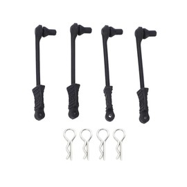 2 Sets RC Body Clip Retainer for Arrma 1/10 Big Rock 3S Granite 3S Kraton 4S Outcast Senton 3S Vorteks 3S Mega550 1/8 Infraction 3S Typhon 3S Vendetta 3S Upgrade Parts,Replace #AR390165(Silver