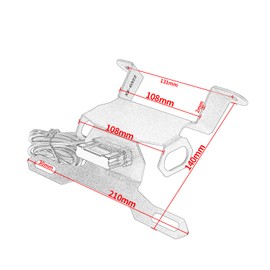 Motorcycle License Plate Holder for CB125R CB150R CB250R CB300R Tail Tidy Fender Eliminator Compatible with H- CB 125 R CB150R CB 250R CB 300R 2018 2019 2020 2021