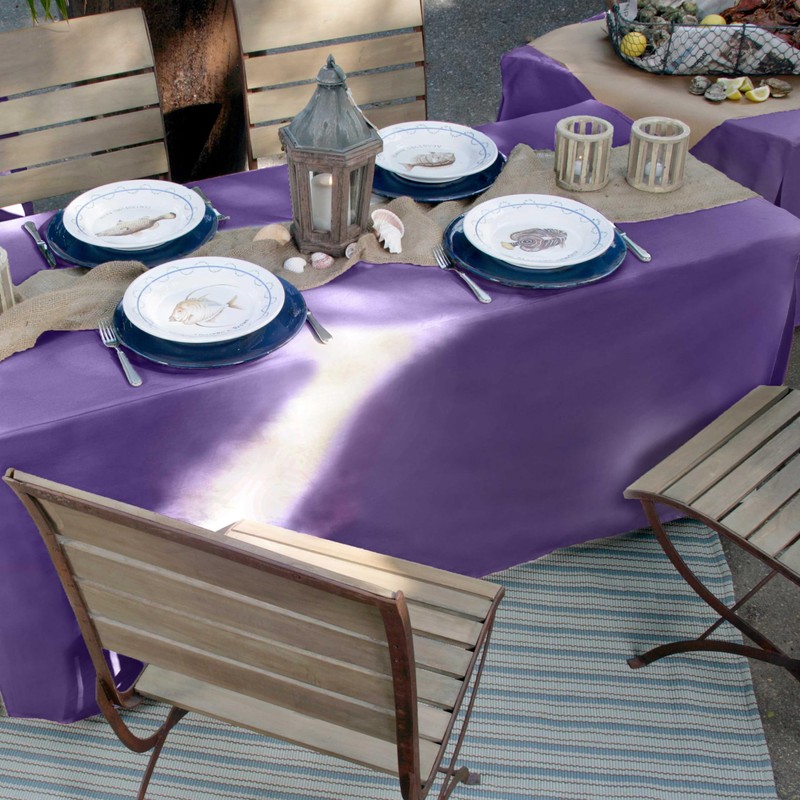 Tablevogue Event Linens Washable Microfiber 5' Foot Fitted Tablecloth Cover