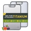 2 in 1 Pure Titanium Cutting Boards for Kitchen Chopping