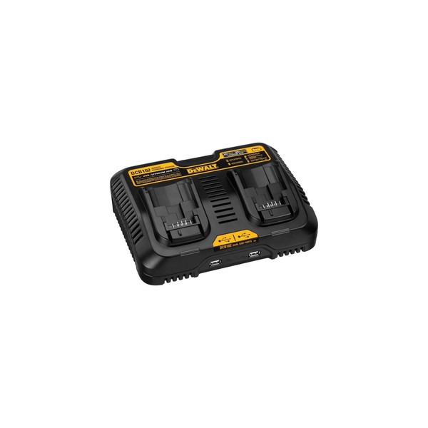 DEWALT DEWALT 12/20V MAX Battery Charger, Corded, Dual Charging Station,