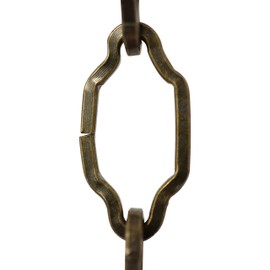 RCH Hardware CH-S57-33-AB-10 Steel Chandelier Chain, Antique Brass (10 Feet)