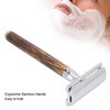Double Edge Safety Razor Men Travel Portable Zinc Alloy Bamboo