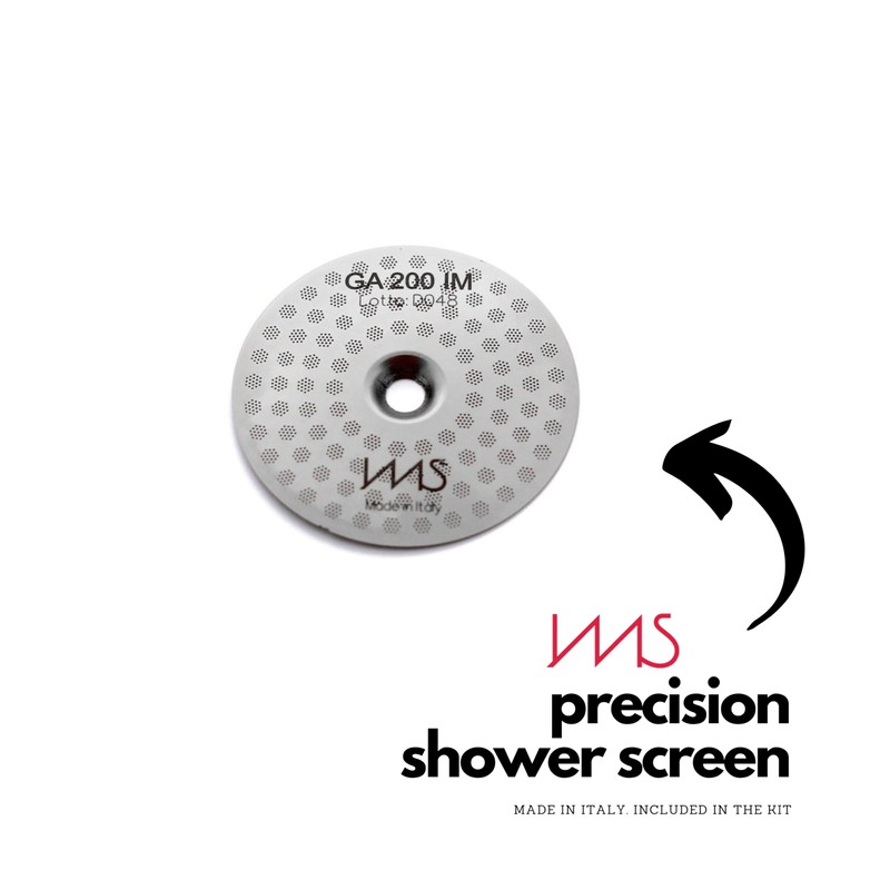 Kit for Gaggia. IMS Precision Shower Screen, Brass Shower Holder,