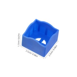 Totority 12 Pcs Snooker Chalk Holder Case Portable Plastic Pool Cue Chalk Sleeve User Friendly Design for Easy Application Accessory for Pool Table