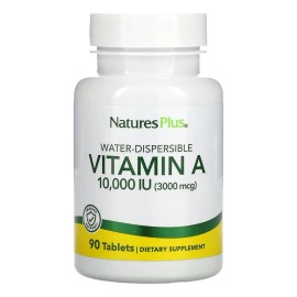 Natures Plus | Vitamina A 10,000 Iu, 90 Tabletas