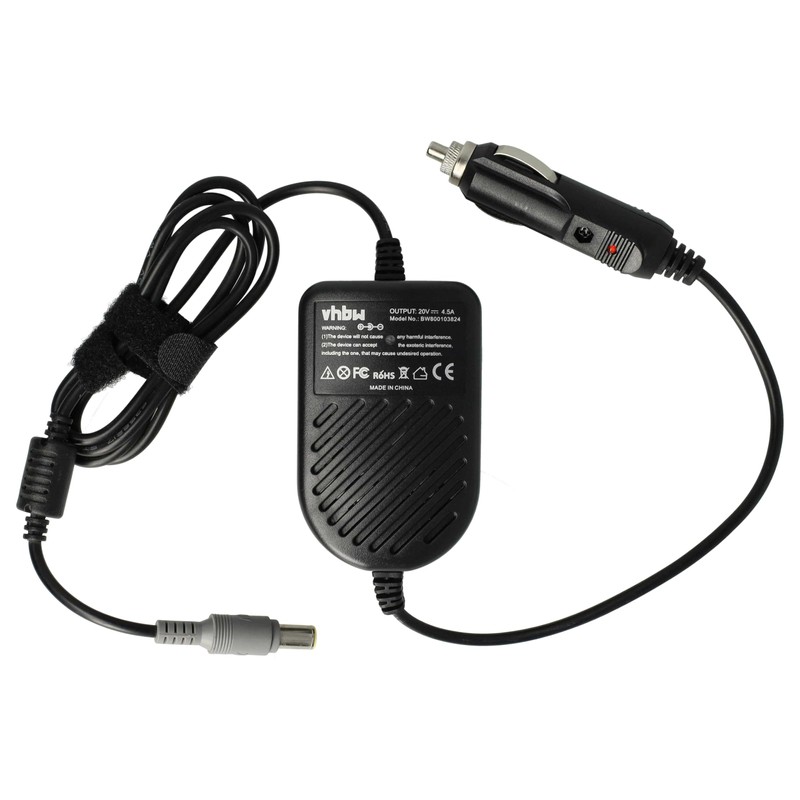 vhbw Car Charger Compatible with Lenovo ThinkPad X201s, X201 Tablet,