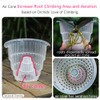 Meshpot 5 inch Clear Plastic Orchid Pots with Holes and