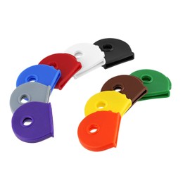 van den Heuvel - Key Cap (Pack of 100) with Touch Sign for Round Key Heads in Assorted Colours
