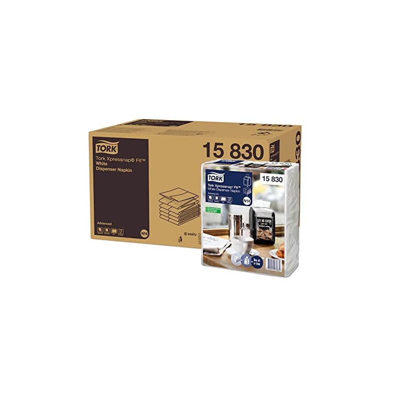 TORK 15830 Xpressnap Fit Napkins for Xpressnap Fit Hand Towel
