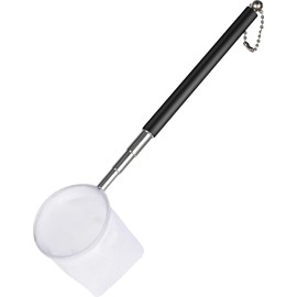 Pawfly Aquarium Net - 2 Inch Shrimp & Baby Fish Net with Extendable Stainless Steel Handle for Tiny Tanks and Ponds
